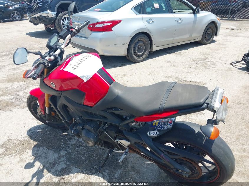 2014 Yamaha Fz09 VIN: JYARN33E2EA000130 Lot: 42431258