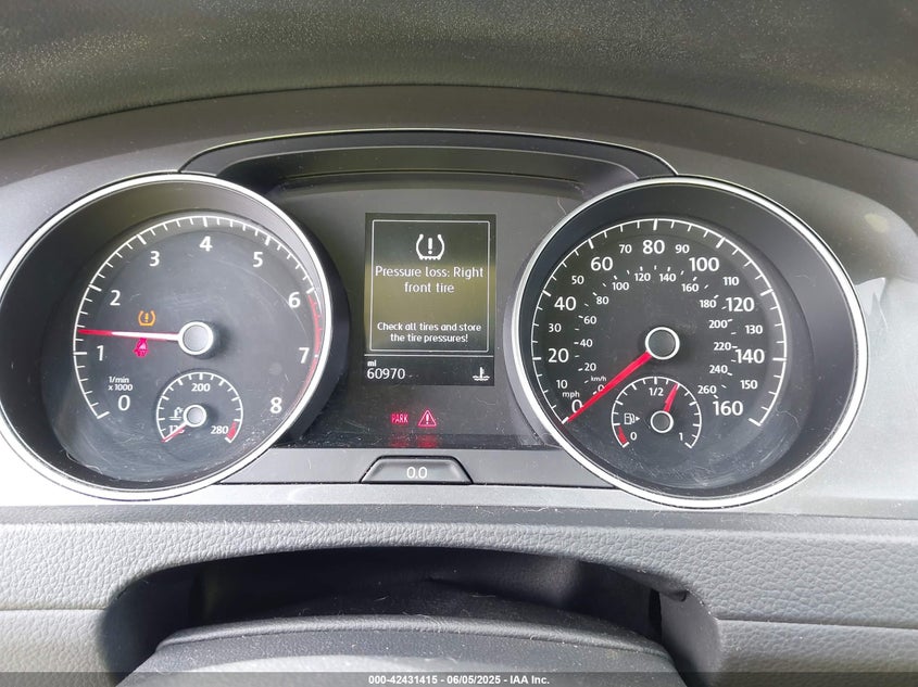 2017 VOLKSWAGEN GOLF ALLTRACK TSI S/TSI SE/TSI SEL - 3VWH17AU0HM518609