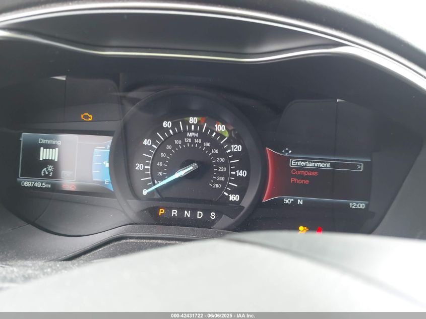 2020 Ford Fusion Se VIN: 3FA6P0T93LR120739 Lot: 42431722