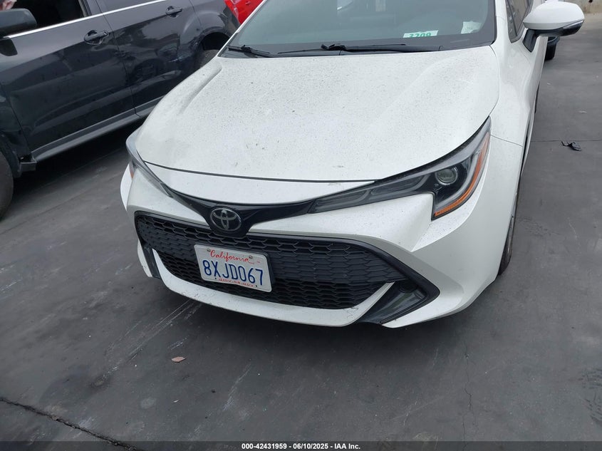 2019 TOYOTA COROLLA VIN: JTNK4RBE1K3067732