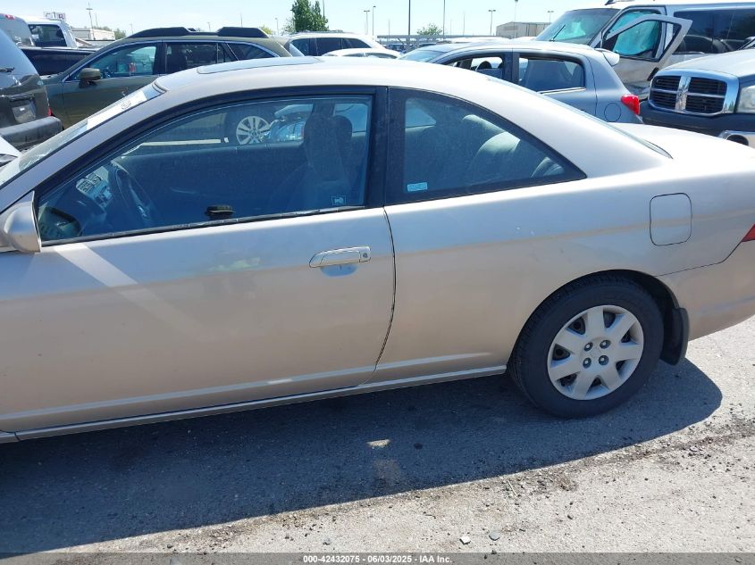 2002 Honda Civic Ex VIN: 1HGEM22082L098507 Lot: 42432075