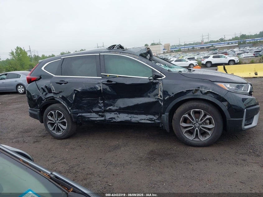VIN 7FARW2H86NE046697 2022 HONDA CR-V AWD EX-L