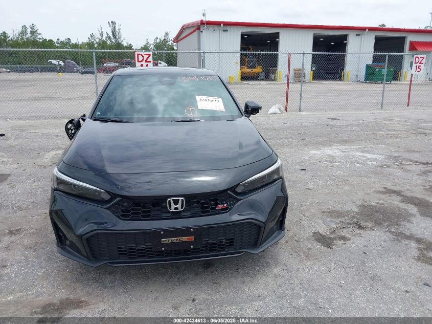 2025 Honda Civic Si Base W/High Performance Summer Tires/ VIN: 2HGFE1E53SH476846 Lot: 42434613