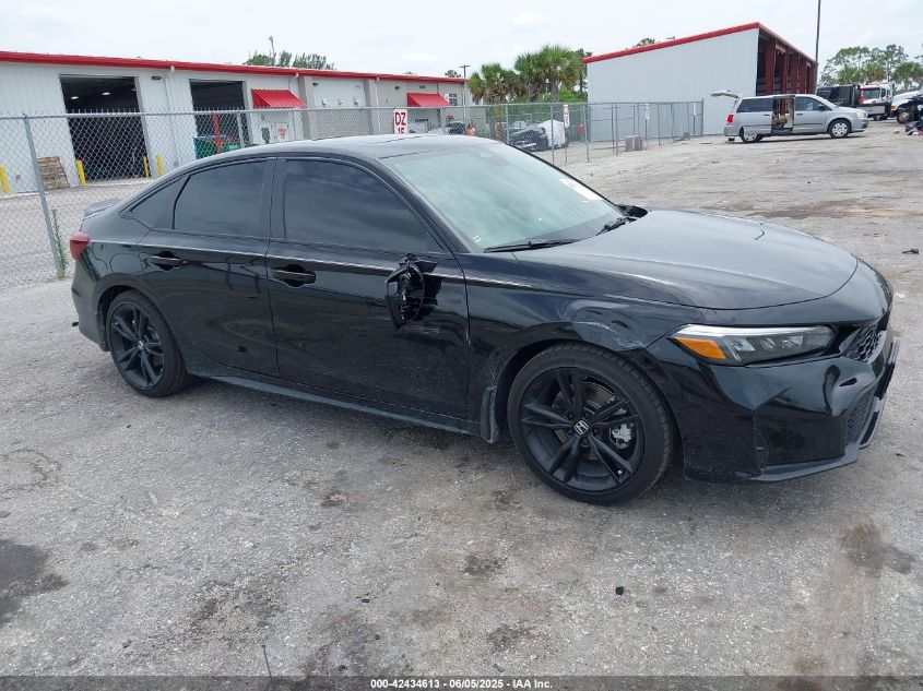 2025 Honda Civic Si Base W/High Performance Summer Tires/ VIN: 2HGFE1E53SH476846 Lot: 42434613