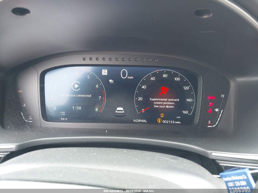 2025 Honda Civic Si Base W/High Performance Summer Tires/ VIN: 2HGFE1E53SH476846 Lot: 42434613