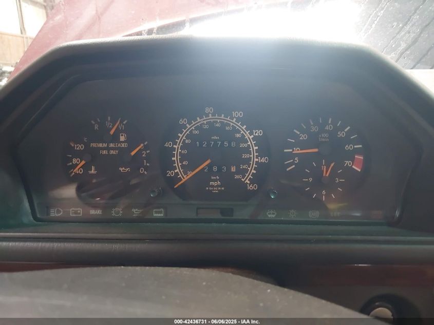 1995 Mercedes-Benz E 320 Base/320 Special VIN: WDBEA32E8SC168207 Lot: 42436731