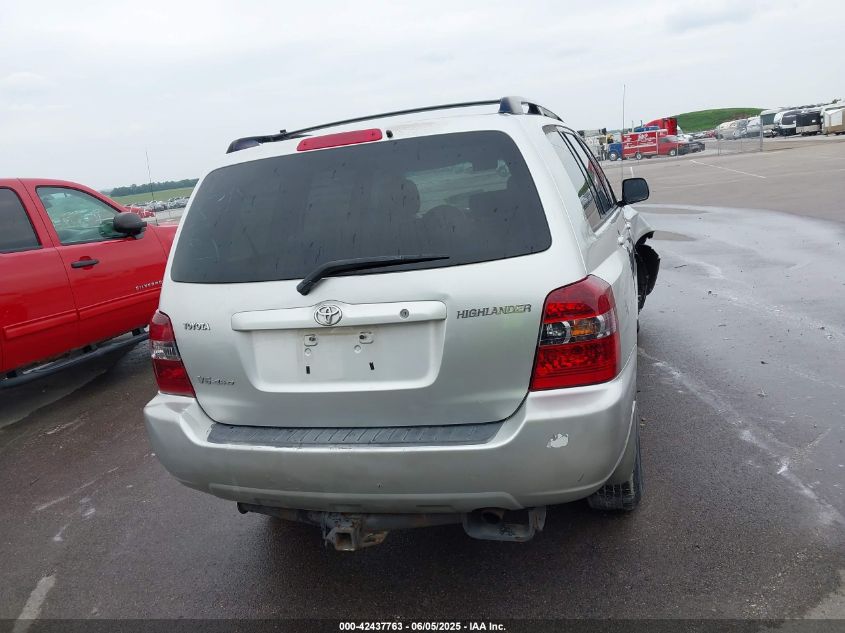 2007 Toyota Highlander V6 VIN: JTEEP21A170198498 Lot: 42437763