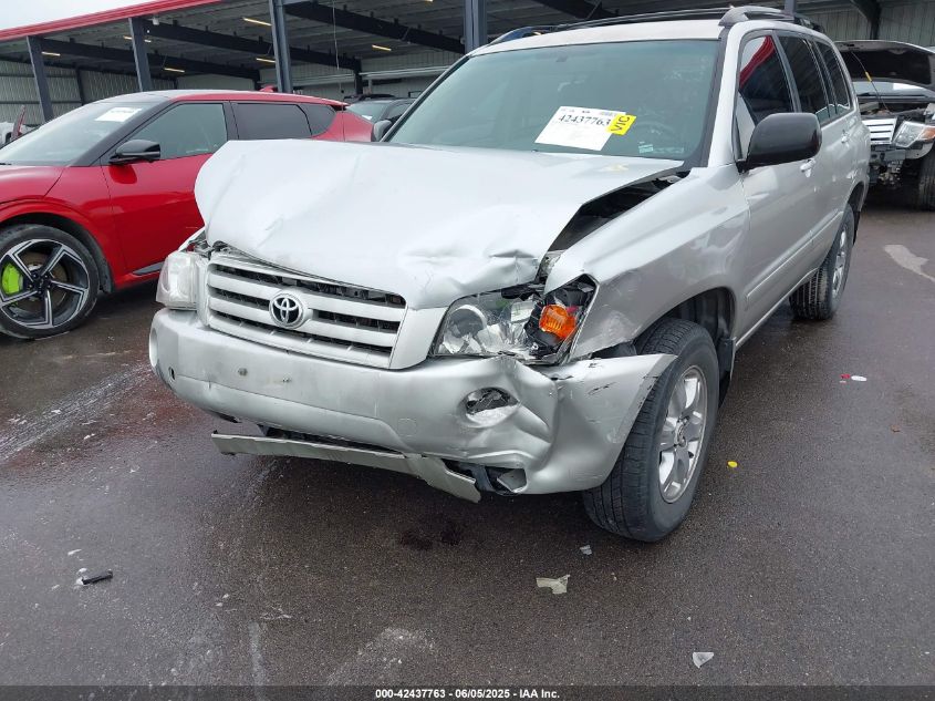 2007 Toyota Highlander V6 VIN: JTEEP21A170198498 Lot: 42437763