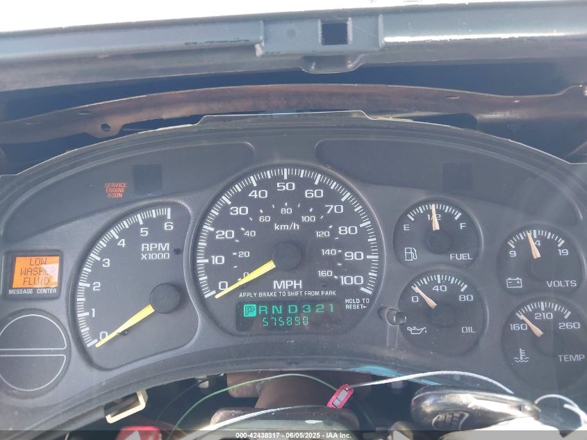 1999 Chevrolet Silverado 1500 Ls VIN: 1GCEK19V3XE202607 Lot: 42438317