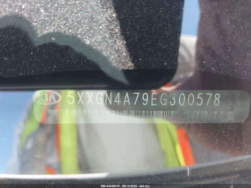 2014 Kia Optima Ex VIN: 5XXGN4A79EG300578 Lot: 42438419