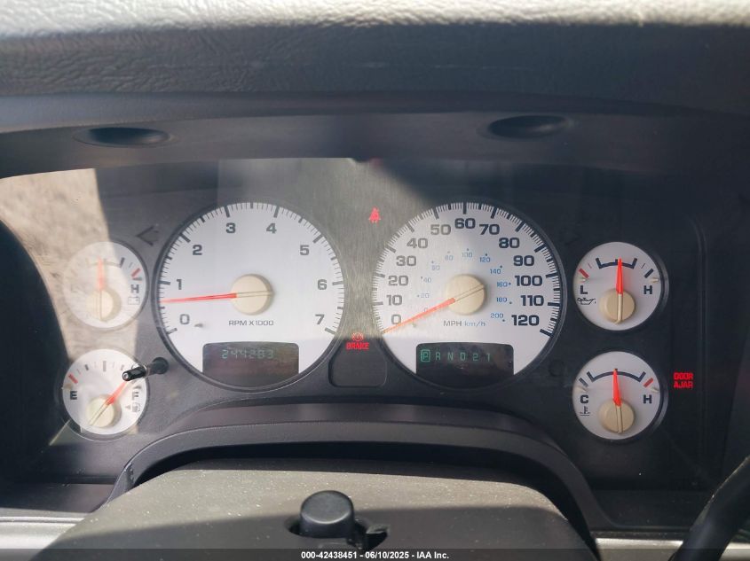 2003 Dodge Ram 1500 Slt/Laramie/St VIN: 1D7HA18D63S243436 Lot: 42438451