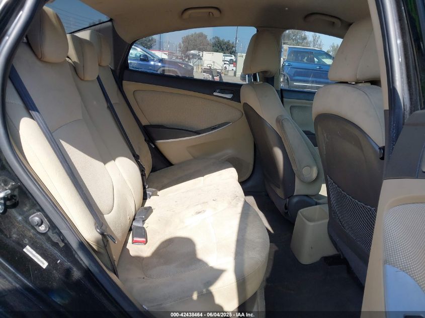 2012 Hyundai Accent Gls VIN: KMHCT4AE2CU166244 Lot: 42438464