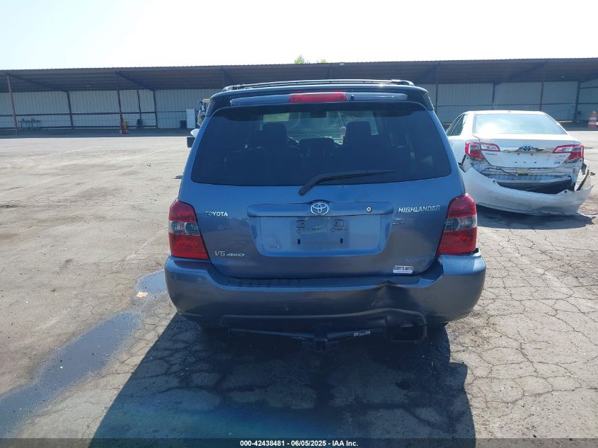 2007 Toyota Highlander V6 VIN: JTEHP21A370203973 Lot: 42438481