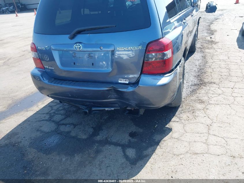 2007 Toyota Highlander V6 VIN: JTEHP21A370203973 Lot: 42438481