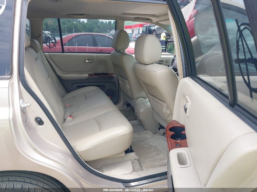 2004 Toyota Highlander Limited V6 VIN: JTEEP21A740001278 Lot: 42438808