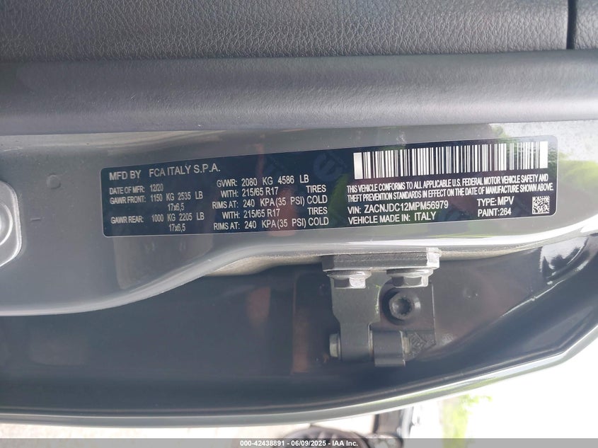 2021 JEEP RENEGADE TRAILHAWK 4X4 - ZACNJDC12MPM56979