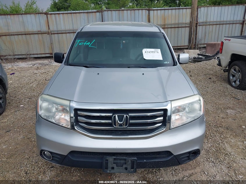 2012 HONDA PILOT VIN: 5FNYF4H48CB001998