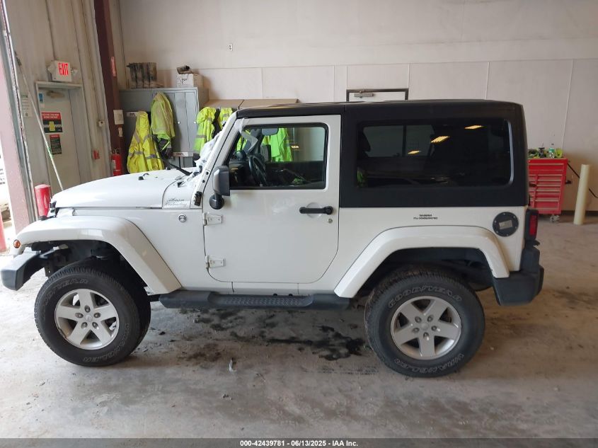 2015 Jeep Wrangler Sahara VIN: 1C4AJWBG7FL648621 Lot: 42439781