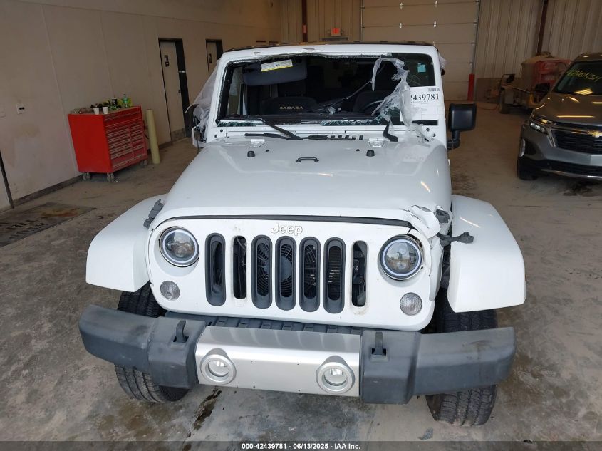 2015 Jeep Wrangler Sahara VIN: 1C4AJWBG7FL648621 Lot: 42439781