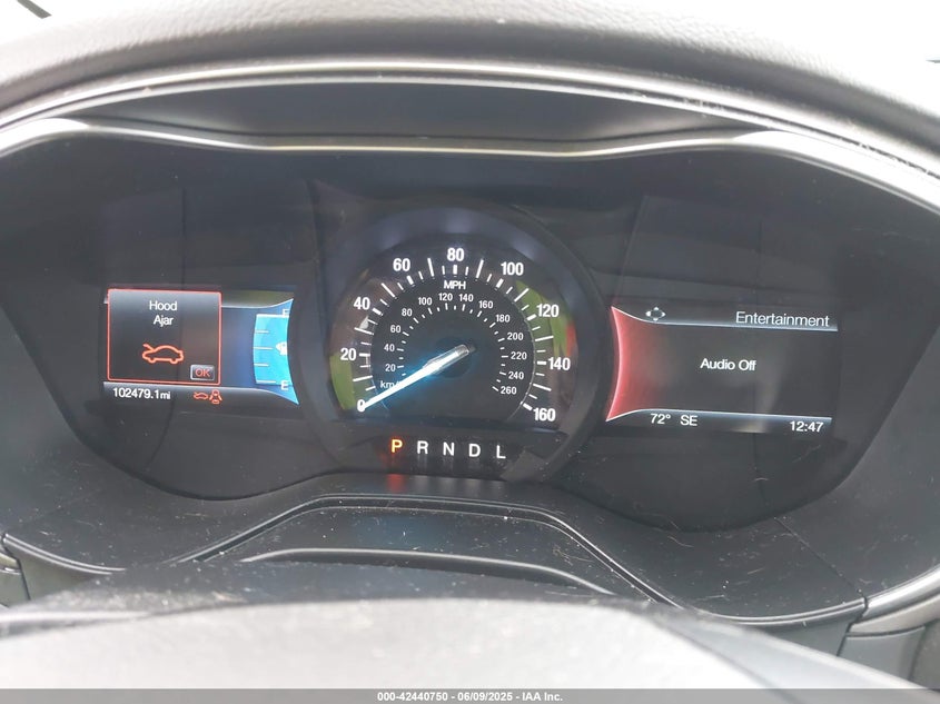 2019 FORD FUSION VIN: 3FA6P0G74KR282466