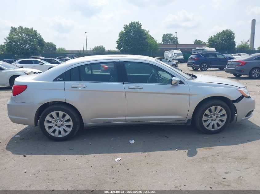 2012 Chrysler 200 Lx VIN: 1C3CCBABXCN305890 Lot: 42440823