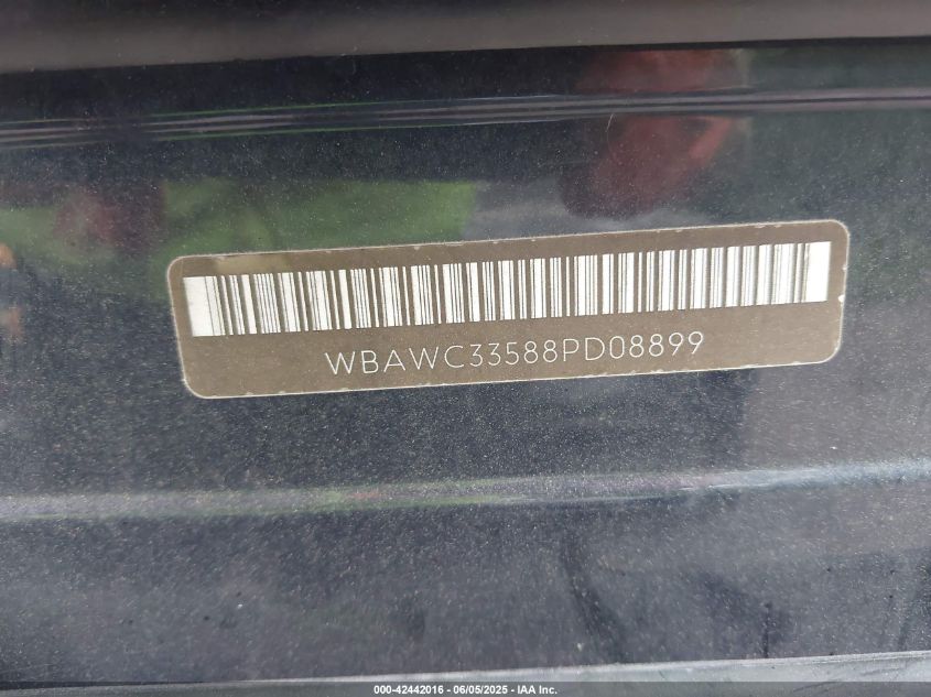 2008 BMW 328Xi Xi Sulev VIN: WBAWV53588PB08899 Lot: 42442016