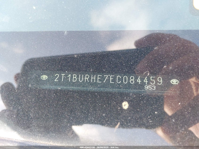 2014 TOYOTA COROLLA L - 2T1BURHE7EC084459