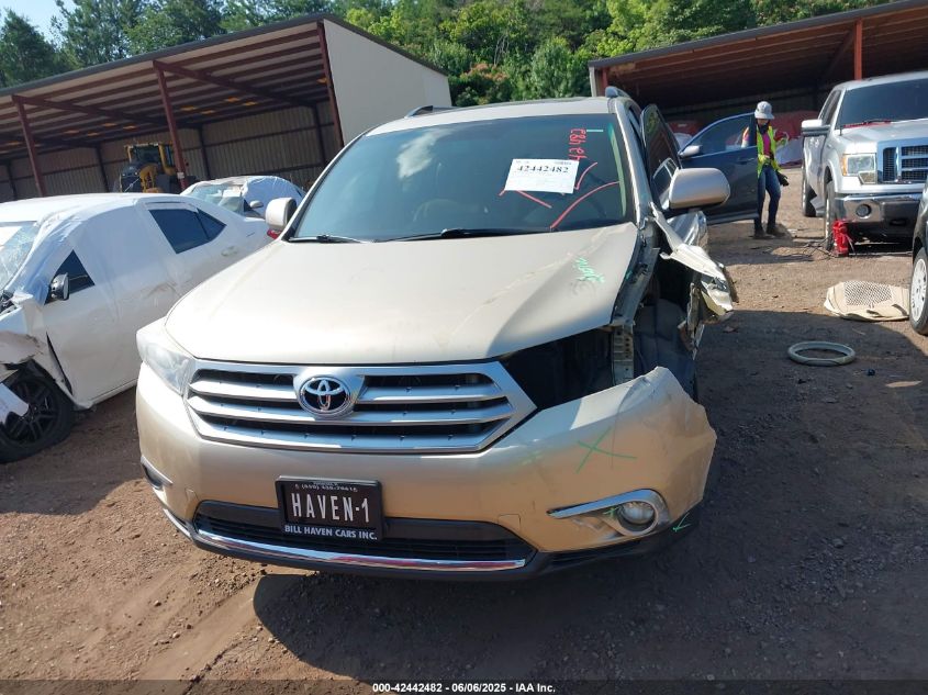 2012 Toyota Highlander Limited V6 VIN: 5TDDK3EH0C5126596 Lot: 42442482