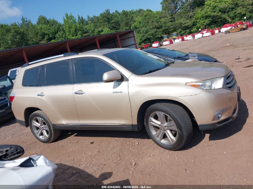 2012 Toyota Highlander Limited V6 VIN: 5TDDK3EH0C5126596 Lot: 42442482