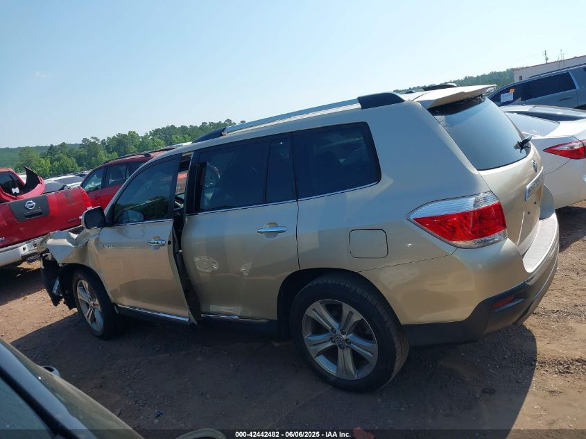 2012 Toyota Highlander Limited V6 VIN: 5TDDK3EH0C5126596 Lot: 42442482