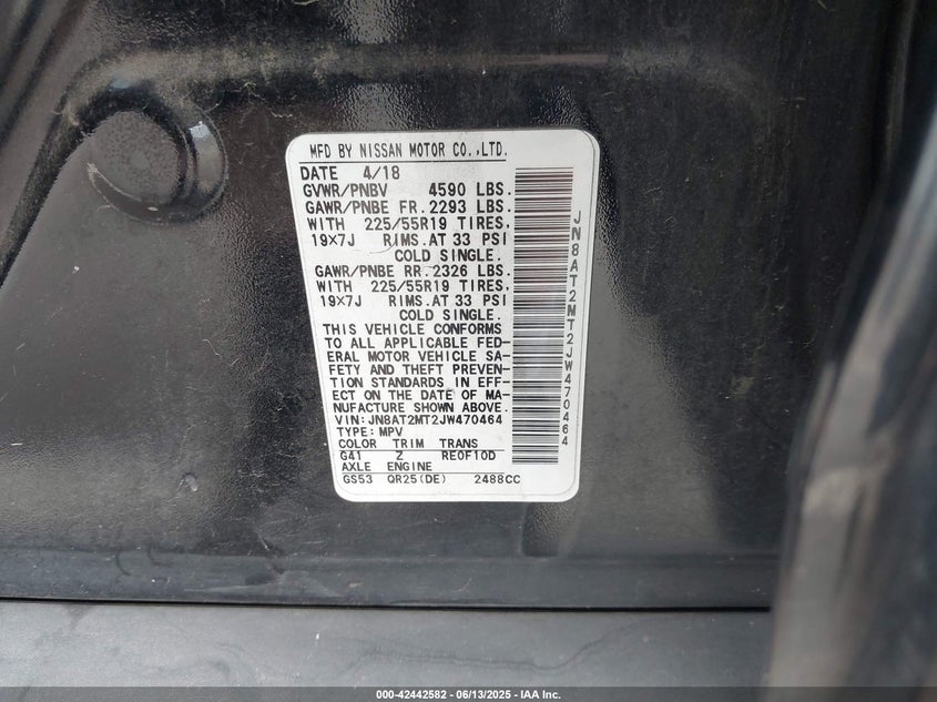 2018 NISSAN ROGUE SL - JN8AT2MT2JW470464