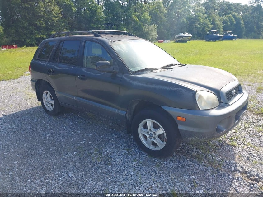 2002 Hyundai Santa Fe Gls/Lx black other gasoline KM8SC73D42U322915 photo #1