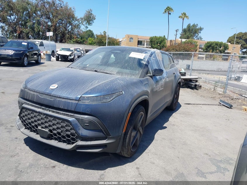 Vin: vcf1zbu27pg002539, lot: 42935288, fisker ocean one 20232