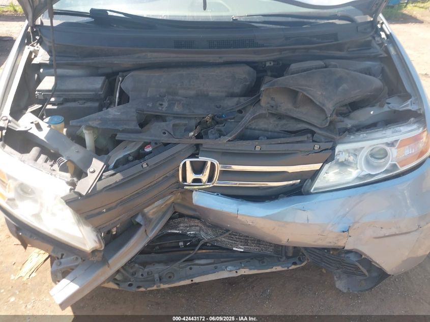 2012 Honda Odyssey Ex-L VIN: 5FNRL5H61CB119380 Lot: 42443172