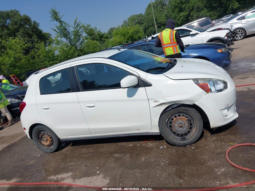 2014 MITSUBISHI MIRAGE VIN: ML32A3HJ5EH017389