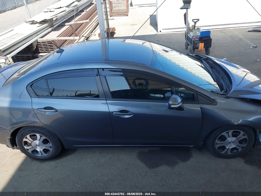2013 HONDA CIVIC HYBRID VIN: 19XFB4F30DE002275