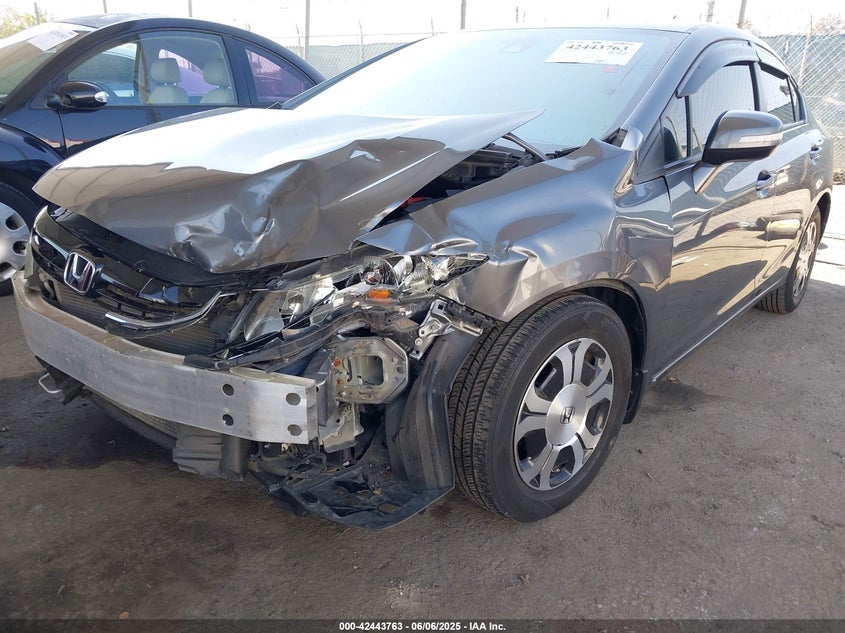 2013 HONDA CIVIC HYBRID VIN: 19XFB4F30DE002275