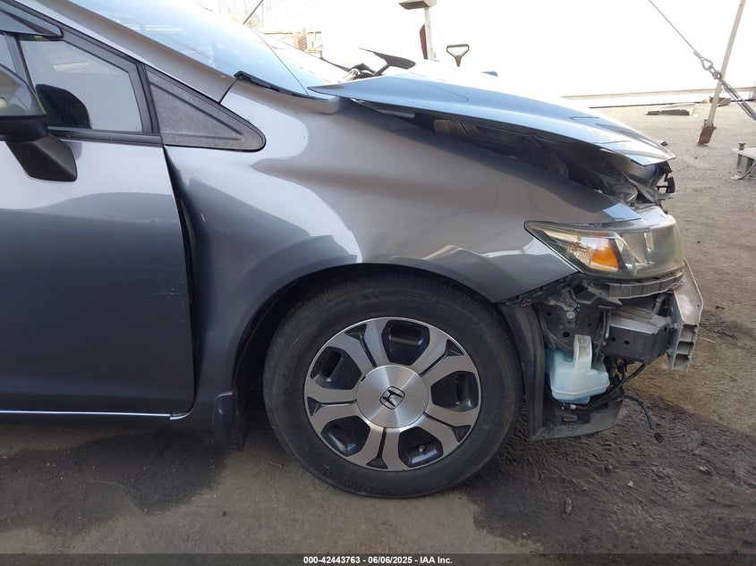 2013 HONDA CIVIC HYBRID VIN: 19XFB4F30DE002275