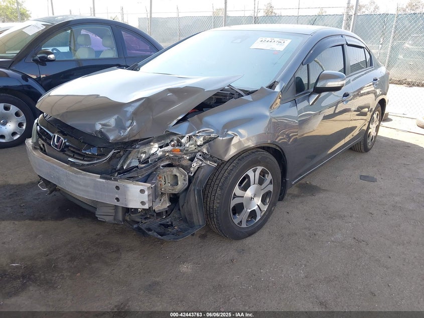 2013 HONDA CIVIC HYBRID VIN: 19XFB4F30DE002275