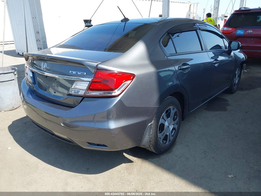 2013 HONDA CIVIC HYBRID VIN: 19XFB4F30DE002275