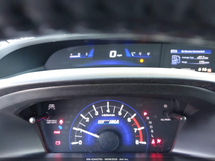 2013 HONDA CIVIC HYBRID VIN: 19XFB4F30DE002275