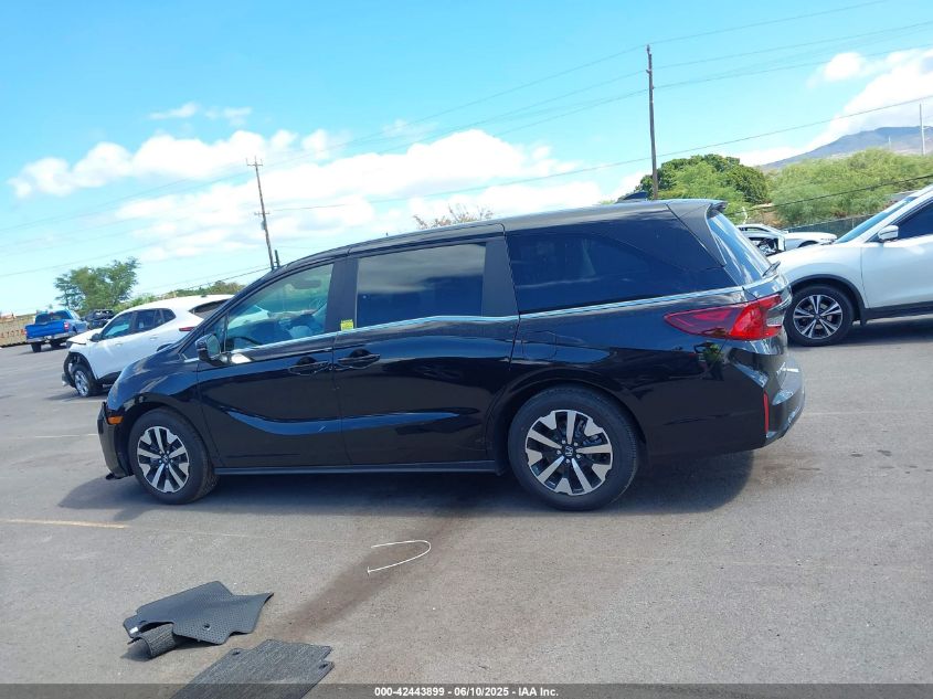 2025 Honda Odyssey Ex-L VIN: 5FNRL6H64SB037955 Lot: 42443899