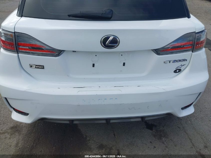 2014 Lexus Ct VIN: JTHKD5BH3E2202127 Lot: 42443994