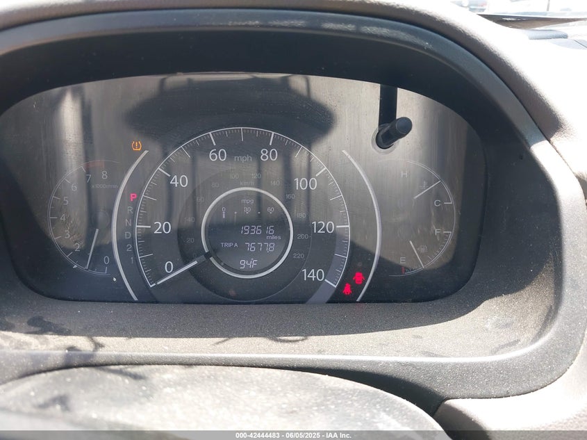 2013 Honda Cr-V Ex-L VIN: 5J6RM3H79DL026125 Lot: 42444483