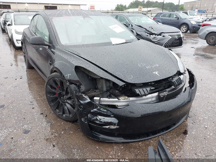 2022 Tesla Model 3 Performance Dual Motor All-Wheel Drive VIN: 5YJ3E1EC9NF354857 Lot: 42445406