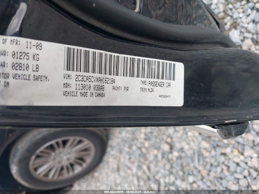 2010 Chrysler 300 Touring/Signature Series/Executive Series VIN: 2C3CA5CVXAH162184 Lot: 42445699