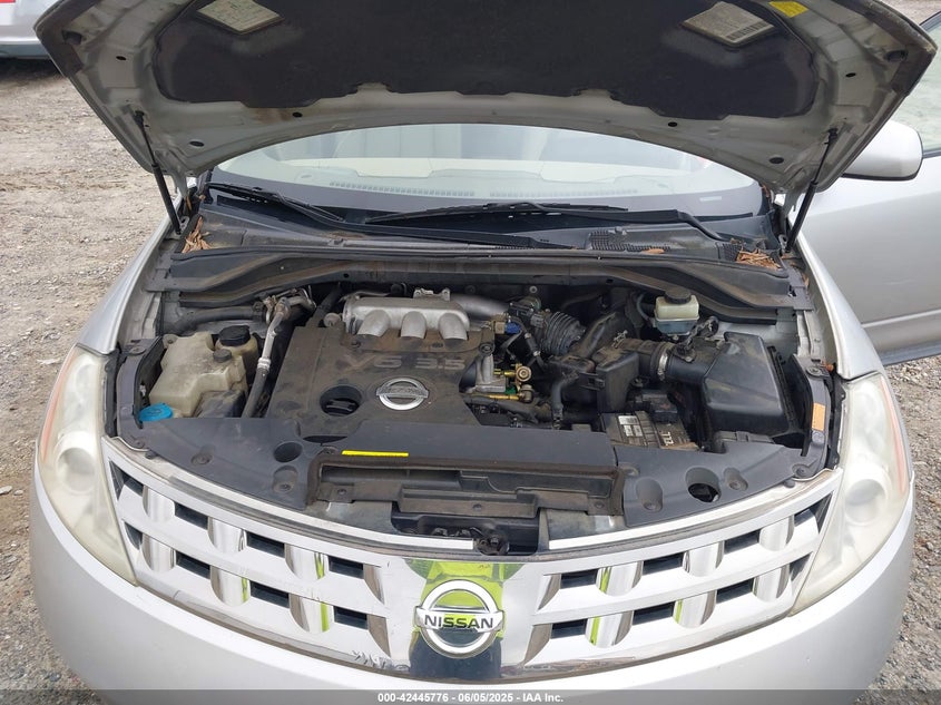 2005 Nissan Murano Sl VIN: JN8AZ08T05W318380 Lot: 42445776