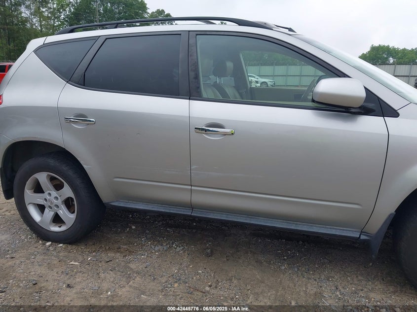 2005 Nissan Murano Sl VIN: JN8AZ08T05W318380 Lot: 42445776