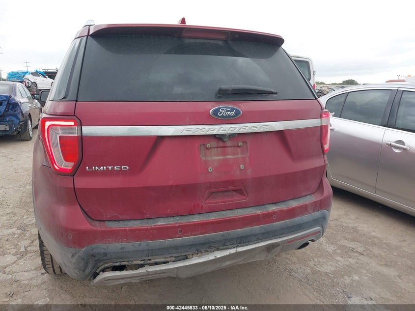 VIN 1FM5K7F89HGD86096 2017 FORD EXPLORER LIMITED