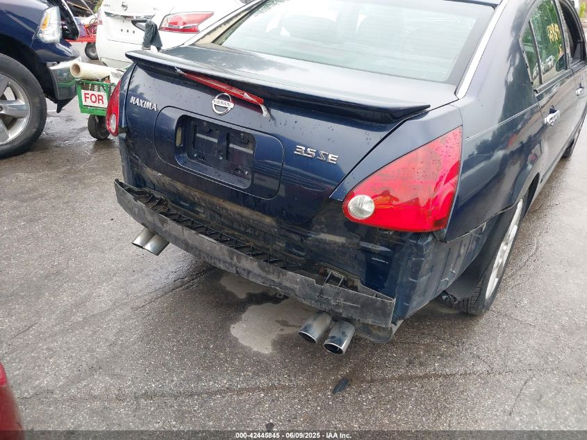 2004 Nissan Maxima 3.5 Se VIN: 1N4BA41E34C831168 Lot: 42445845
